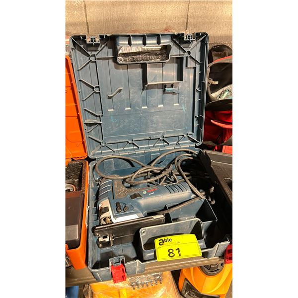 BOSCH JS470EB INDUSTRIAL ELECTRIC JIG SAW IN HARD TRANSPORT CASE