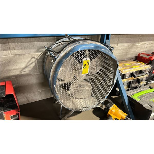 SUREFLAME 22" BLUE INDUSTRIAL ELECTRIC FRESH AIR FAN