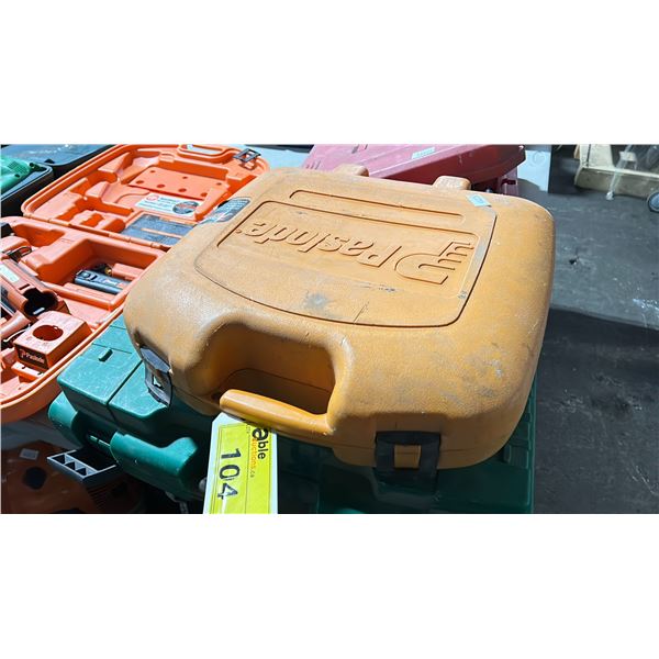 PASLODE IMCT 30 DEGREE CORDLESS NAIL GUN WITH 2 BATTERIES *NO CHARGER*  IN HARD TRANSPORT CASE