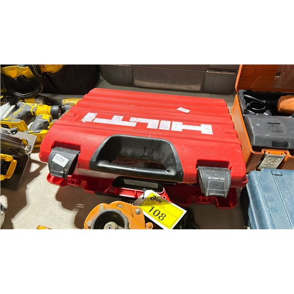 HILTI DX 460 INDUSTRIAL AIR ACTUATED GUN IN HARD TRANSPORT CASE
