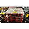 Image 1 : 3 MILWAUKEE HARDWARE TRANSPORT CASES (LARGE, MEDIUM & SMALL) *CONTENTS INCLUDED*