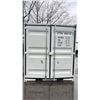 Image 3 : GREY 10' 4" INDUSTRIAL TRANSPORT CONTAINER WITH A 9,920 MAX CAPACITY, SIDE MAN DOOR/ SLIDING GLASS