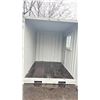 Image 4 : GREY 10' 4" INDUSTRIAL TRANSPORT CONTAINER WITH A 9,920 MAX CAPACITY, SIDE MAN DOOR/ SLIDING GLASS