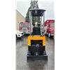 Image 3 : MIVA VA13 2024 YELLOW 13.5 HP GAS POWERED RUBBER TRACK MINI EXCAVATOR WITH ATTACHED 0.025M CUBED