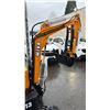 Image 5 : MIVA VA13 2024 YELLOW 13.5 HP GAS POWERED RUBBER TRACK MINI EXCAVATOR WITH ATTACHED 0.025M CUBED