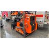 Image 2 : EGN EG36C ORANGE 420CC GAS POWERED RUBBER TRACK RIDE ON HYDRAULIC MINI SKID STEER/LOADER WITH