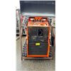 Image 3 : EGN EG36C ORANGE 420CC GAS POWERED RUBBER TRACK RIDE ON HYDRAULIC MINI SKID STEER/LOADER WITH