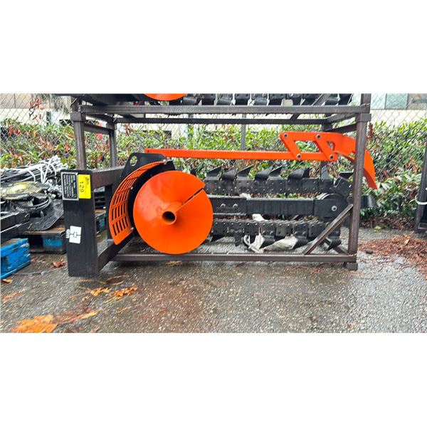 GIYI INDUSTRIAL HYDRAULIC Y-D380 26 TOOTH TRENCHER ATTACHMENT