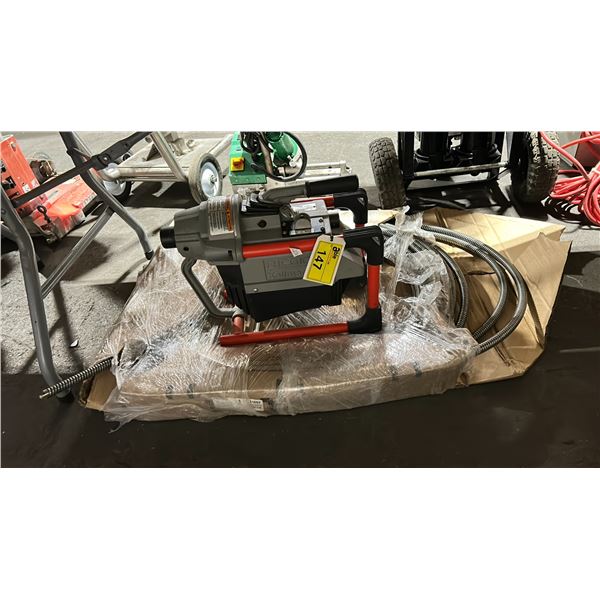 RIDGID K-60SP DRAIN CLEANING MACHINE WITH POWER SNAKE
