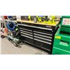 Image 1 : HUSKY BLACK 9 DRAWER MOBILE TOOL CHEST WITH ASSORTED INDUSTRIAL TOOL CONTENTS
