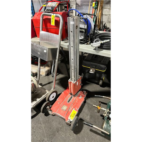 HILTI SQUARE TUBE PORTABLE INDUSTRIAL BORING DRILL STAND