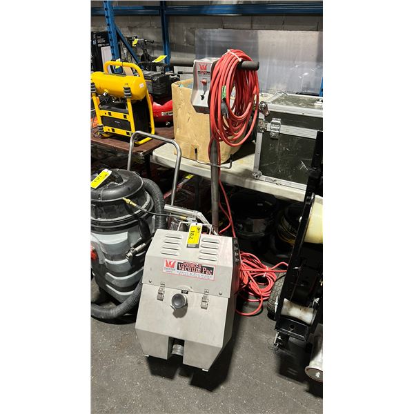 PHOENIX HYDRO-X VACUUM PAC STAINLESS STEEL COMMERCIAL WALK BEHIND CARPET & PAD WATER EXTRACTION