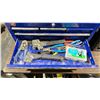 Image 5 : BLUE 6 DRAWER TOP TOOL BOX WITH ASSORTED TOOL CONTENTS