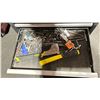 Image 3 : TACTIX BLACK 5 DRAWER TOP TOOL BOX WITH ASSORTED TOOL CONTENTS