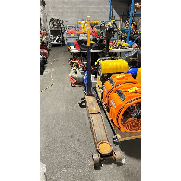 BLUE 4 TON HEAVY DUTY INDUSTRIAL HYDRAULIC VEHICLE JACK