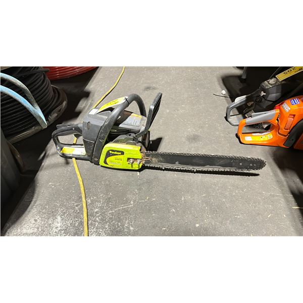 POULAN P3416 GAS POWERED PORTABLE CHAIN SAW