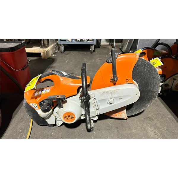 STIHL TS 420 GAS POWERED COMMERCIAL PORTABLE CHOP SAW