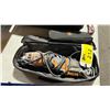 Image 1 : RIDGID R3030 INDUSTRIAL ELECTRIC DRYWALL SAW IN SOFT TRANSPORT CASE & KLEIN TOOLS CL1000 DIGITAL
