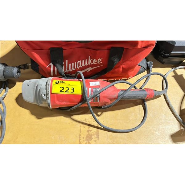 MILWAUKEE 6088-30 ELECTRIC 15 AMP 7"/9" LARGE ANGLE GRINDER WITH LOCK-ON & MILWAUKEE