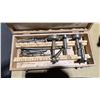 Image 2 : MASTERCRAFT TAP & DIE SET, WOODEN BOX OF ASSORTED ROUTER BITS, HEAVY DUTY SOCKET ALLEN KEYS SET,