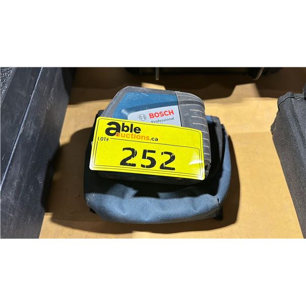 BOSCH PROFESSIONAL GLL 2-45 SELF-LEVELING CROSSLINE LASER WITH SOFT TRANSPORT POUCH