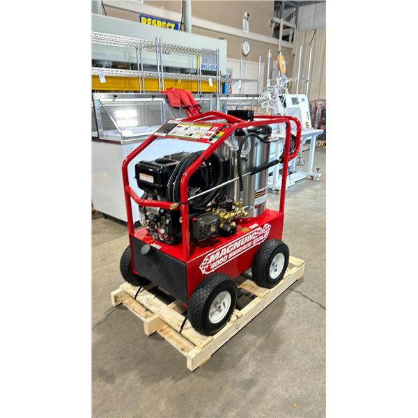 MAGNUM 4000 SERIES DIESEL / GAS MOBILE HOT WATER PRESSURE WASHER WITH HOSE & WAND