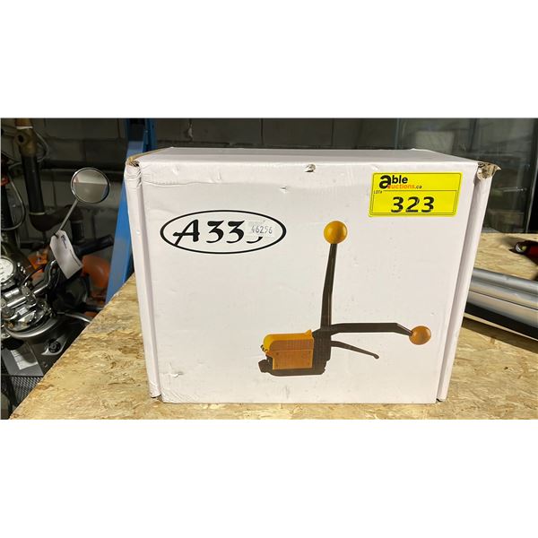 A333 YELLOW INDUSTRIAL STRAP BANDING HAND TOOL *IN BOX*
