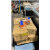 Image 1 : 4 BOXES OF 10 PCS ORANGE INDUSTRIAL RATCHET TIE DOWN STRAPS *4 WHEEL CART NOT INCLUDED*