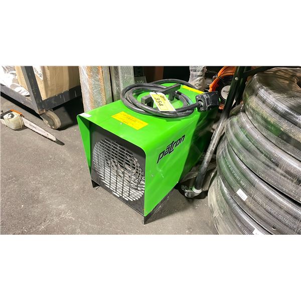 PATRON E9 GREEN 240V INDUSTRIAL ELECTRIC JOB SITE PORTABLE HEATER