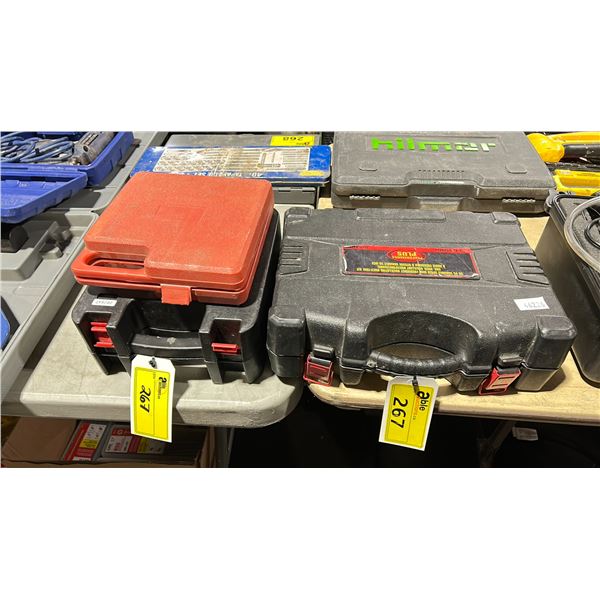 KING CANADA ELECTRIC OSCILATING TOOL IN HARD TRANSPORT CASE, HEAVY DUTY ALLEN KEYS IN CASE, SUCTION