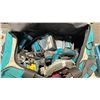 Image 2 : MAKITA SOFT TOOL BAG WITH ASSORTED MAKITA CORDLESS TOOLS, CIRCULAR SAW & CHARGER *NO BATTERIES*