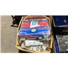 Image 2 : 3 BOXES OF ASSORTED TAYMOR PROFESSIONAL LOCK SETS, EXIT SIGN, HEAT SHIELD, & PLUMBING HARDWARE