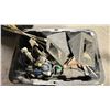 Image 2 : PLASTIC BIN OF ASSORTED HAND TOOLS *BIN INCLUDED*