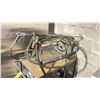 Image 1 : 2 TIER METAL MOBILE CART WITH GAS BOILER INDUSTRIAL PRESSURE WASHING SYSTEM WITH HOSE, WAND,