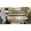 Image 2 : STAINLESS STEEL 24" COMMERCIAL GAS CHAR BROILER ON MOBILE EQUIPMENT STAND