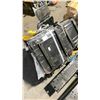Image 2 : 2 BLACK PADDED MINI EXCAVATOR / FORKLIFT REPLACEMENT SEATS