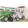 Image 1 : FLAND FL-45 GREY GAS POWERED PNEUMATIC TIRE HYDRAULIC MINI FRONT END LOADER WITH 39" BUCKET, HAS