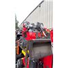 Image 2 : EGN EG380 T RED 420CC GAS POWERED RUBBER TRACK RIDE ON HYDRAULIC MINI SKID STEER/LOADER WITH