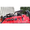 Image 4 : EGN EG380 T RED 420CC GAS POWERED RUBBER TRACK RIDE ON HYDRAULIC MINI SKID STEER/LOADER WITH