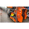 Image 2 : EGN EG36C ORANGE 420CC GAS POWERED RUBBER TRACK RIDE ON HYDRAULIC MINI SKID STEER/LOADER WITH