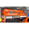 Image 3 : EGN EG36C ORANGE 420CC GAS POWERED RUBBER TRACK RIDE ON HYDRAULIC MINI SKID STEER/LOADER WITH