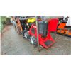 Image 3 : EGN 323W RED 420CC GAS POWERED PNEUMATIC TIRE RIDE ON HYDRAULIC MINI SKID STEER/LOADER WITH