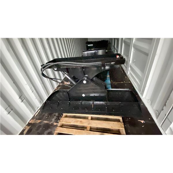 GIYI GY D-TXC BLACK 70" HYDRAULIC SKID STEER SNOW PLOW ATTACHMENT