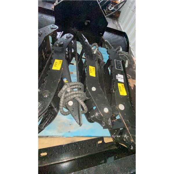 GIYI BLACK 5 TON HYDRAULIC EXCAVATOR THUMB CLAMP ATTACHMENT