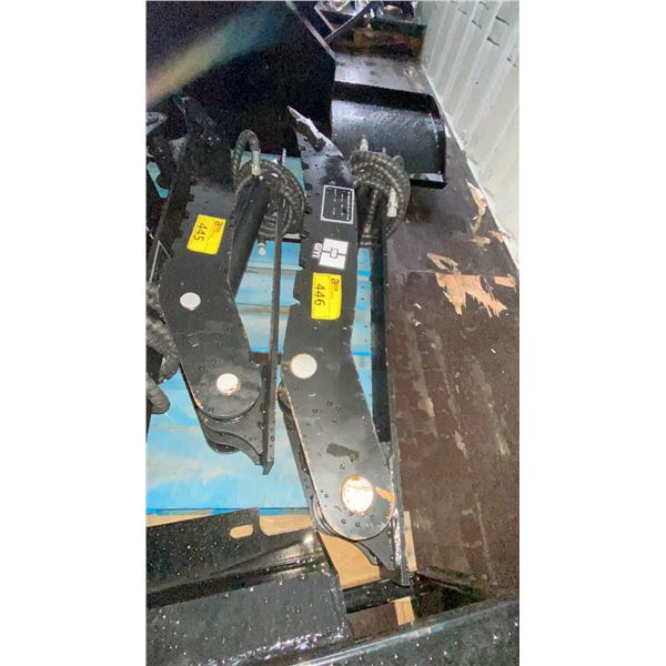 GIYI BLACK 5 TON HYDRAULIC EXCAVATOR THUMB CLAMP ATTACHMENT
