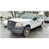 Image 1 : 2008 FORD F-150 XL TRITON, 4DR PU, WHITE VIN 1FTRX12W88FC27102