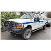Image 1 : 2001 FORD F-350 XL SUPERDUTY, 4DR PU, WHITE VIN 1FTSW31S91EA01662