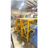 Image 1 : 3 DEWALT YELLOW 3 TIER 50"W X 18"D X 48"H ADJUSTABLE METAL STORAGE SHELVES *CONTENTS NOT INCLUDED*