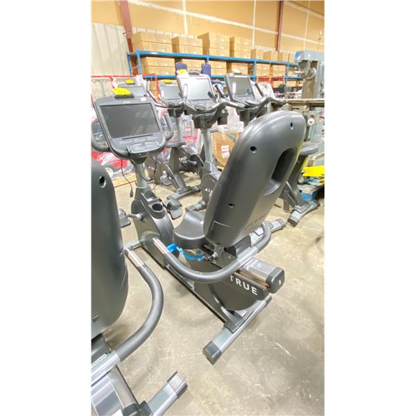 TRUE POLAR COMMERCIAL ELECTRIC RECUMBENT BIKE WITH TOUCH SCREEN DISPLAY, USB INPUT,