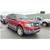Image 1 : 2007 FORD EXPEDITION XLT, 4DR SUV, RED VIN 1FMFU16517LA95860